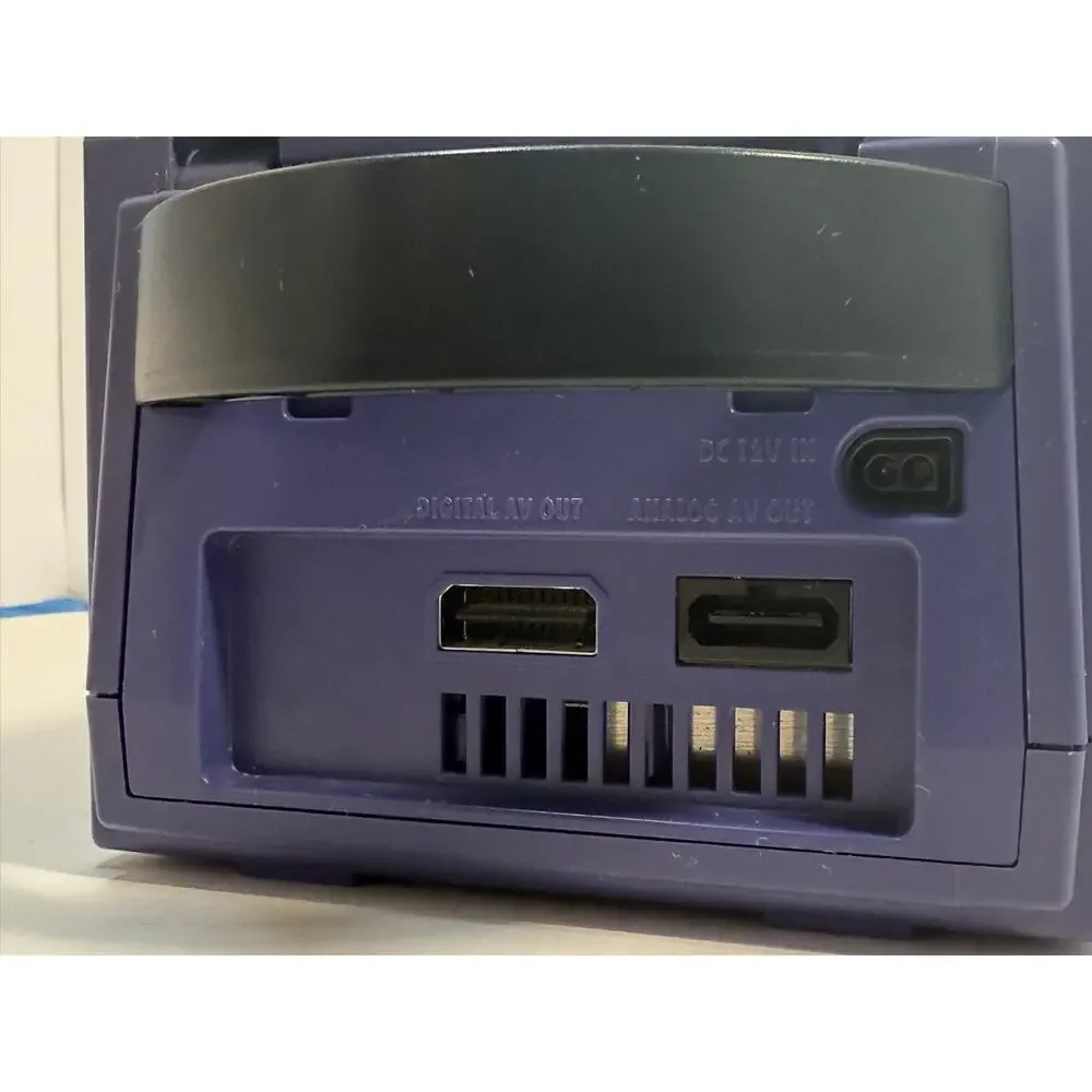 Nintendo Gamecube Purple Console Purple Controller AC AV Bundle NTSC-U/C A